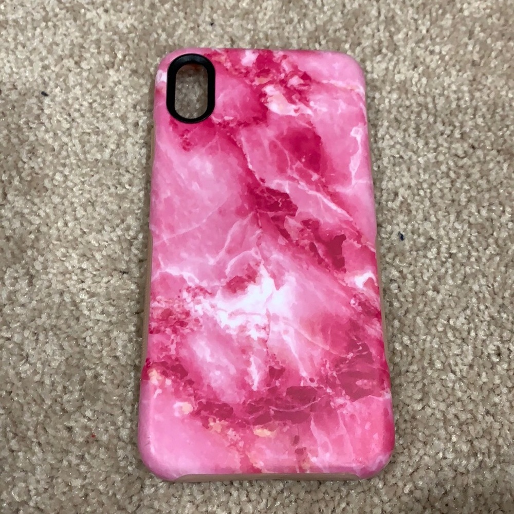 hot pink marble case
